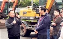 大渡口区政协主席刘德毅带队调研k8.com中心项目